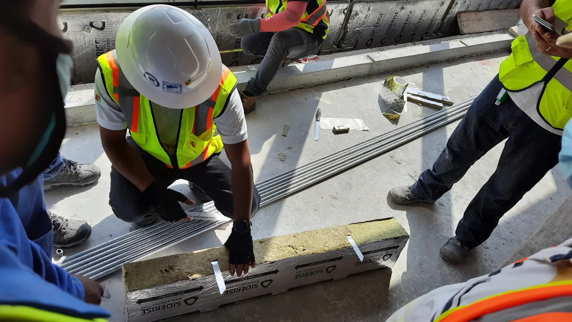 Siderise on façade firestopping specification